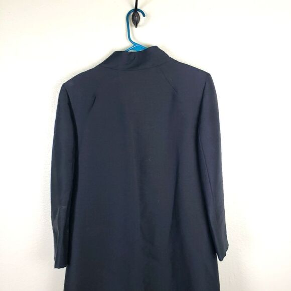 Esther Wolf Rare Vintage Elegant Black Double-Breasted Coat Size Medium - Picture 4 of 16